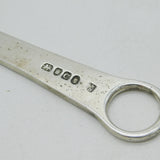 George III Sterling Silver Crested Meat Skewer Antique 1798 London Bateman