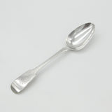 Victorian Irish Sterling Silver Griffin Crest Serving Spoon 1840 Dublin Antique