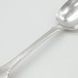 Victorian Irish Sterling Silver Griffin Crest Serving Spoon 1840 Dublin Antique