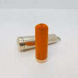 9ct Gold Block Amber Cheroot Holder in Silver Case Antique 1911 Chester
