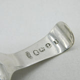 George III Sterling Silver Floral Tea Caddy Spoon Antique 1809 Birmingham