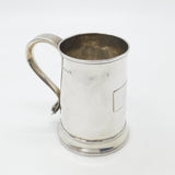 Georgian Sterling Silver Tankard Mug 1811 London Peter & William Bateman