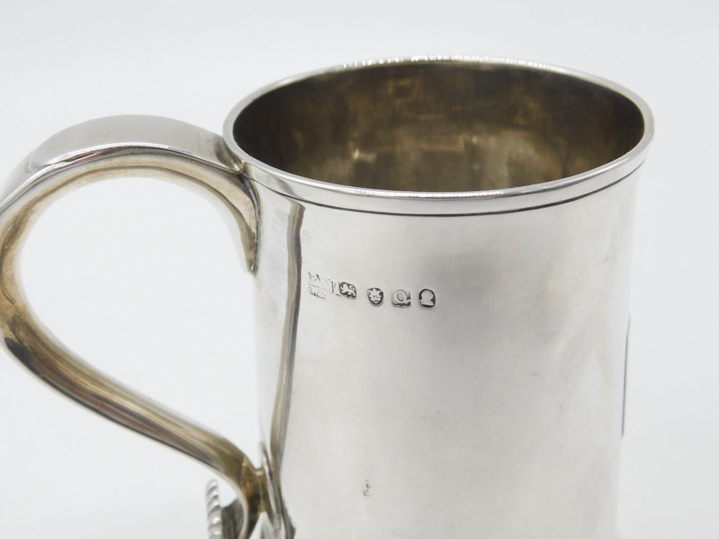 Georgian Sterling Silver Tankard Mug 1811 London Peter & William Bateman