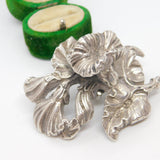 Georgian Cast Sterling Silver Spring Flower Teapot Finial c1820 Antique London