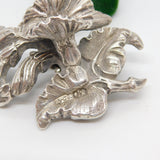 Georgian Cast Sterling Silver Spring Flower Teapot Finial c1820 Antique London