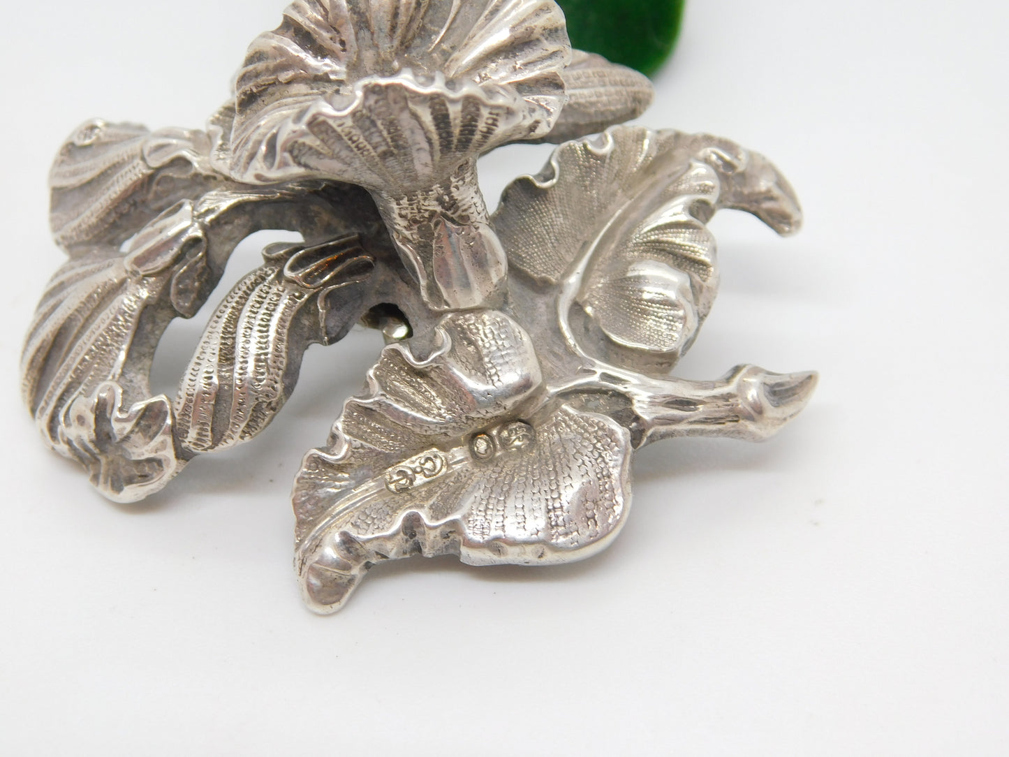 Georgian Cast Sterling Silver Spring Flower Teapot Finial c1820 Antique London