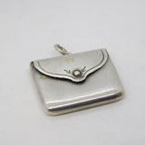 Edwardian Sterling Silver Envelope Form Stamp Holder Fob Antique 1903 Birmingham