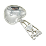 A.E Jones Sterling Silver Arts & Crafts Heart Shaped Caddy Spoon Vintage