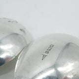 Victorian Sterling Silver Salad Servers Antique 1896 Sheffield Walker & Hall