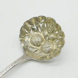 George III Sterling Silver Berry Pattern Sugar Caster Spoon Antique 1812 London
