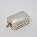 George III Sterling Silver Floral Pattern Vinaigrette Antique 1775 Birmingham