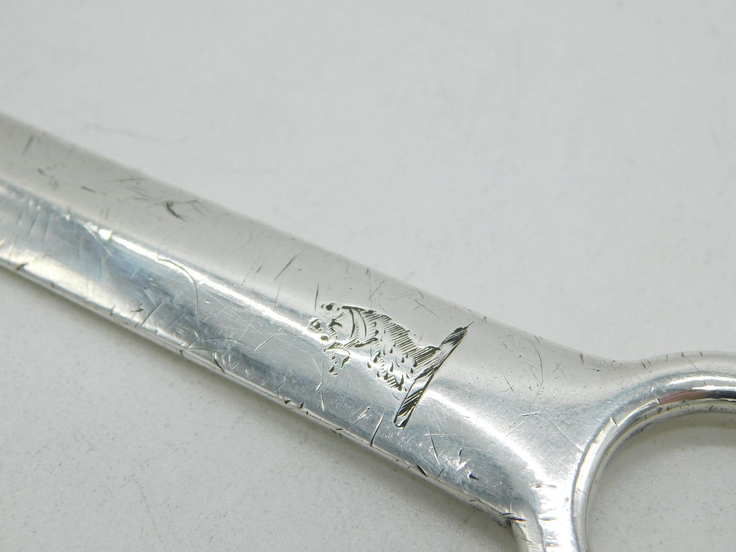 George III Sterling Silver Camel Crest Meat Skewer Antique 1798 London