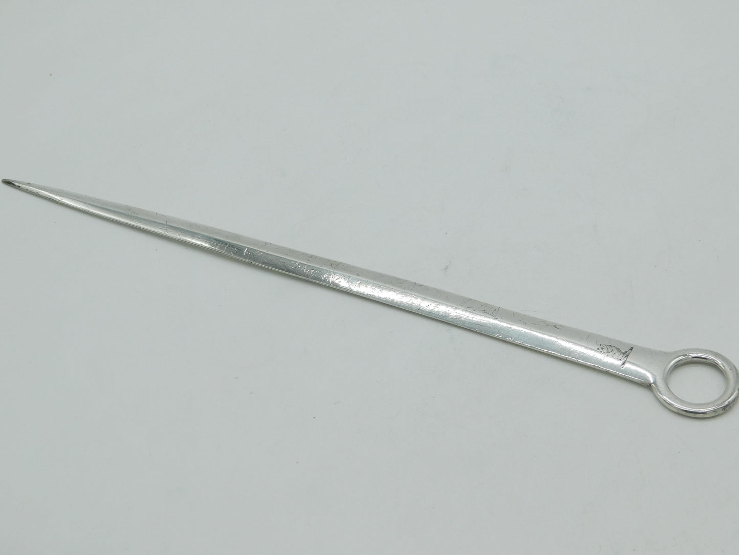 George III Sterling Silver Camel Crest Meat Skewer Antique 1798 London
