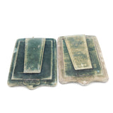 Pair of Victorian Sterling Silver Floral Photo Frames 1900 Birmingham Antique AF