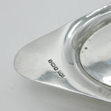 Edwardian Sterling Silver & Cut Glass Desk Stand & Inkwell Antique 1909 Sheffield