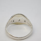 Roman Style Sterling Silver Griffin Form Seal Intaglio Signet Ring Vintage c1980