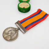 Silver Queens South Africa Medal GNR J Fick Cape Colony Bar Antique 1900