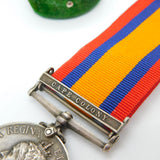 Silver Queens South Africa Medal GNR J Fick Cape Colony Bar Antique 1900