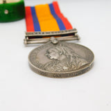 Silver Queens South Africa Medal GNR J Fick Cape Colony Bar Antique 1900