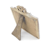 Italian .800 Silver & Wooden Bow Form Landscape Photo Frame Vintage c1970