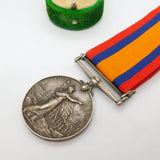 Silver Queens South Africa Medal GNR J Fick Cape Colony Bar Antique 1900