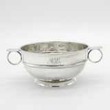 Sterling Silver O-Link Porringer Cup Antique 1919 Birmingham Art Deco