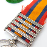 Silver Queens South Africa Medal TPR F.J Jooste Four Bar Antique c1902