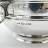 Sterling Silver O-Link Porringer Cup Antique 1919 Birmingham Art Deco