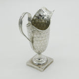 Edwardian Sterling Silver Honeycomb Pattern Cream Jug 1902 Antique Birmingham
