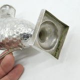 Edwardian Sterling Silver Honeycomb Pattern Cream Jug 1902 Antique Birmingham