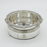 George III Old Sheffield Silver Plated Crested Bottle Coaster Antique c1790