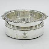 George III Old Sheffield Silver Plated Crested Bottle Coaster Antique c1790