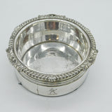 George III Old Sheffield Silver Plated Crested Bottle Coaster Antique c1790