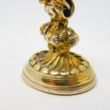 George III Sterling Silver Gilt Carnelian Red Agate Fob Seal Antique c1820