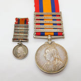 Silver Queens South Africa Medal Group TPR R Rofe Five Bars Antique c1902