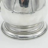 Georgian Sterling Silver Baluster Coffee Pot 1761 London Coventry Crest Antique