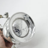 Georgian Sterling Silver Baluster Coffee Pot 1761 London Coventry Crest Antique
