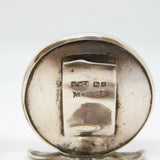Edwardian Pair of Sterling Silver Grouse & Snipe Watercolour Place Settings Antique 1909 Chester