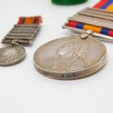 Silver Queens South Africa Medal Group TPR R Rofe Five Bars Antique c1902