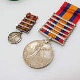 Silver Queens South Africa Medal Group TPR R Rofe Five Bars Antique c1902