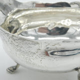 Georgian Sterling Silver Scroll Handle Gravy or Sauce Boat 1767 London Antique