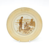 Grimwades WW1 Bairnsfather Old Bill Novelty Plate Antique 1917 Staffordshire