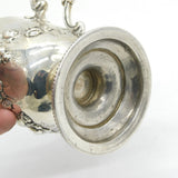 Victorian Sterling Silver Floral Christening Mug Tankard 1859 Antique London