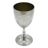 Large Victorian Sterling Silver Chalice Communion Cup 1875 London Antique