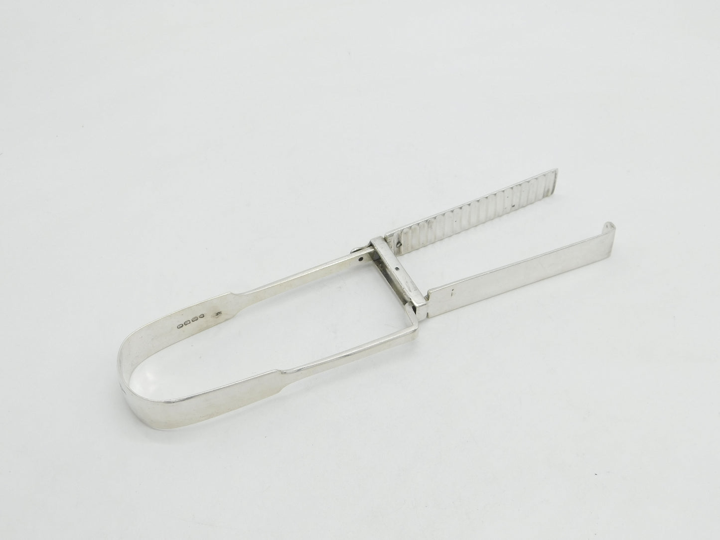 George IV Sterling Silver Asparagus Serving Tongs Antique 1825 London