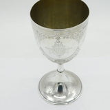 Large Victorian Sterling Silver Chalice Communion Cup 1875 London Antique