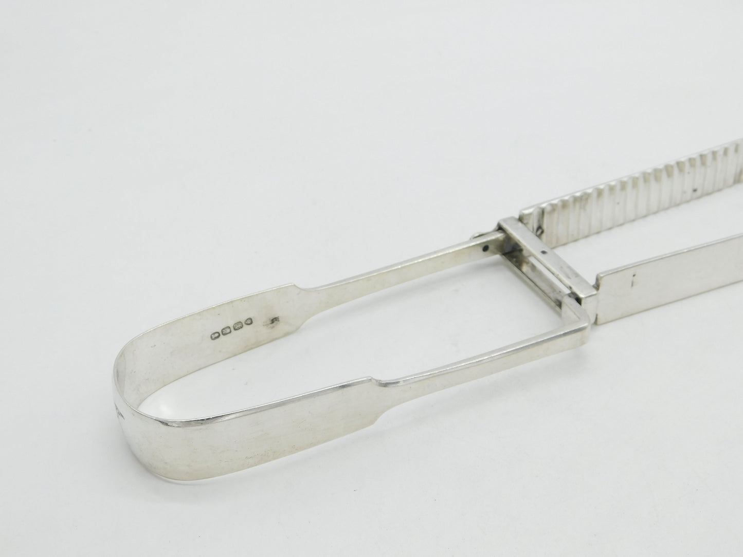 George IV Sterling Silver Asparagus Serving Tongs Antique 1825 London