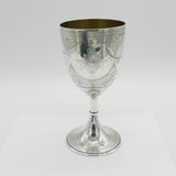 Large Victorian Sterling Silver Chalice Communion Cup 1875 London Antique