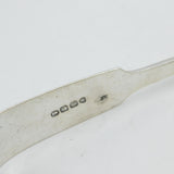 George IV Sterling Silver Asparagus Serving Tongs Antique 1825 London
