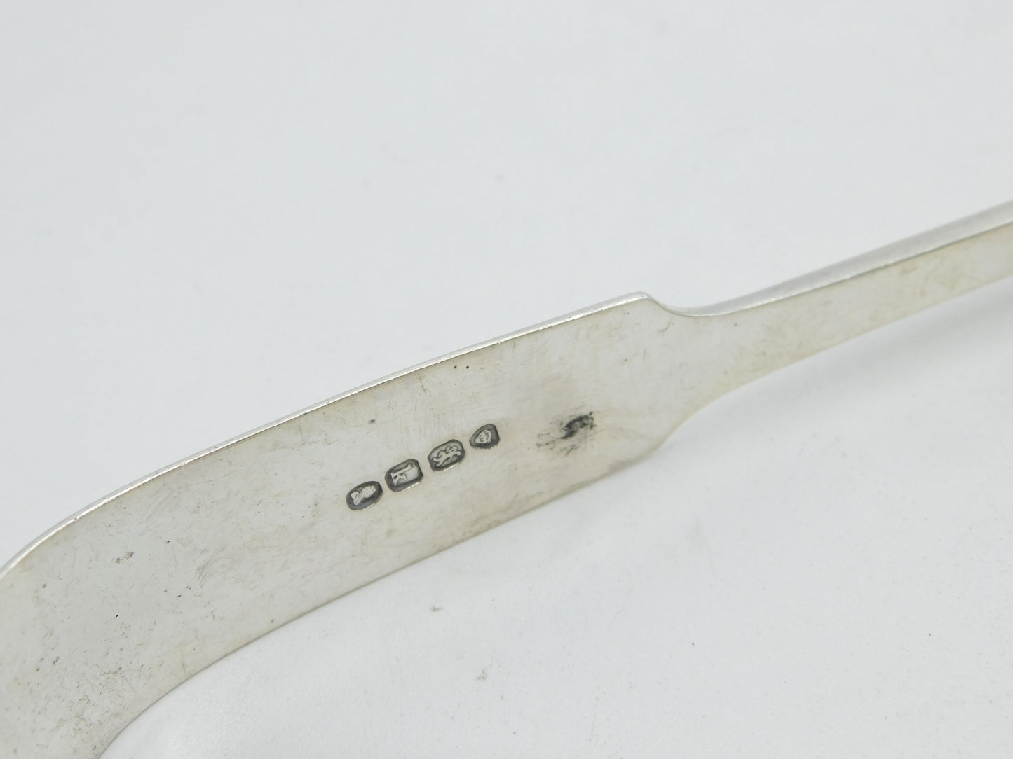 George IV Sterling Silver Asparagus Serving Tongs Antique 1825 London